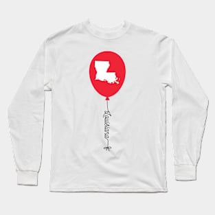Louisiana State Balloon Long Sleeve T-Shirt